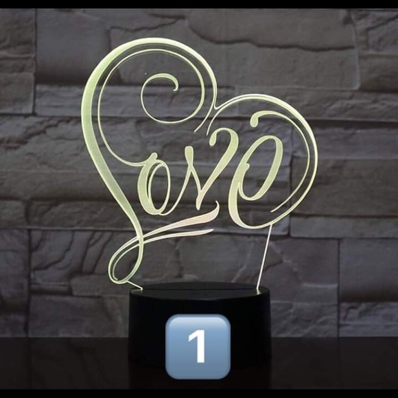 3D illusion LED night light - Picture 1 of 1